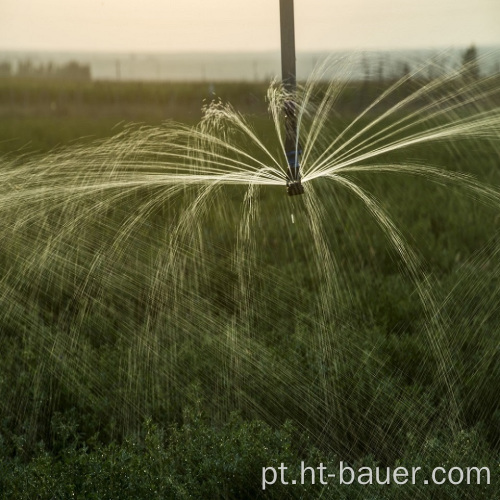 Sistema de irrigação por pivô de centro de tecnologia bauer de alta eficiência